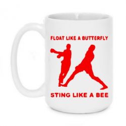 Чашка 420ml Ali: Float Like A Butterfly - PrintSalon