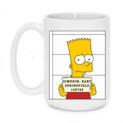 Чашка 420ml Барт в тюряге - PrintSalon