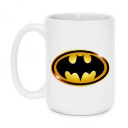 Чашка 420ml Batman logo Gold - PrintSalon