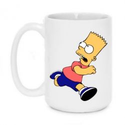 Чашка 420ml Беги, Барт, беги! - PrintSalon