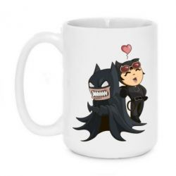 Чашка 420ml Catwoman and Angry Batman - PrintSalon