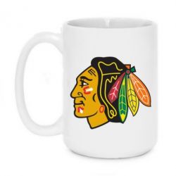 Чашка 420ml Chicago Black Hawks - PrintSalon