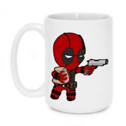 Чашка 420ml Дедпуз з пакетиком - PrintSalon