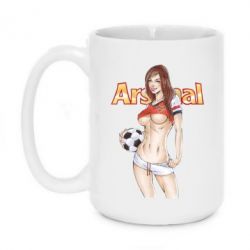 Чашка 420ml Девушка Арсенал - PrintSalon