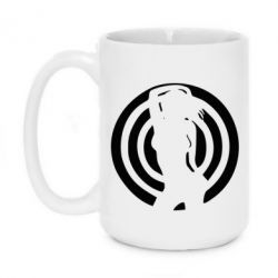 Чашка 420ml девушка мишень - PrintSalon