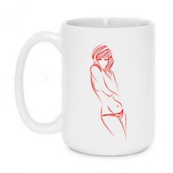 Чашка 420ml Дівчина