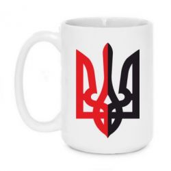 Чашка 420ml Двокольоровий герб України - PrintSalon