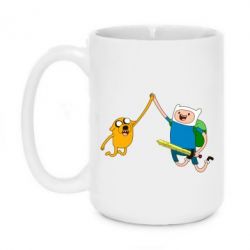 Чашка 420ml Джейк и Фин - PrintSalon