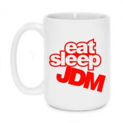 Чашка 420ml Eat sleep JDM - PrintSalon