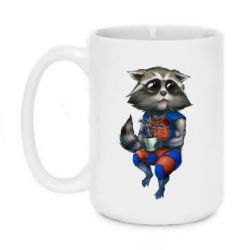 Чашка 420ml Єнот Ракета і Грут - PrintSalon