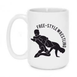 Чашка 420ml Free-style wrestling - PrintSalon