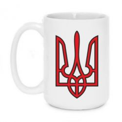 Чашка 420ml Герб України (двокольоровий) - PrintSalon