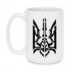 Чашка 420ml Герб з металевих частин - PrintSalon