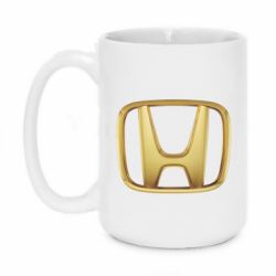 Чашка 420ml Honda Gold Logo - PrintSalon
