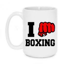 Чашка 420ml I love boxing - PrintSalon