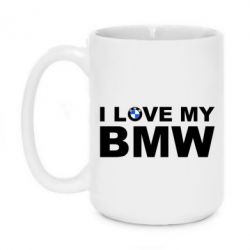 Чашка 420ml I love my BMW - PrintSalon