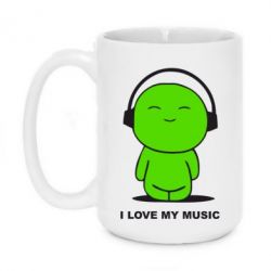 Чашка 420ml я люблю мою музику - PrintSalon