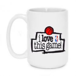 Чашка 420ml I love this Game - PrintSalon