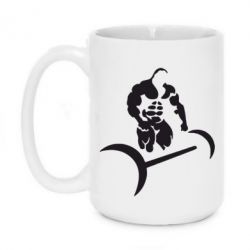 Чашка 420ml Качек и штанга - PrintSalon