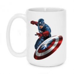 Чашка 420ml Капитан Америка - PrintSalon