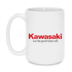 Чашка 420ml Kawasaki. Let the good times roll. - PrintSalon