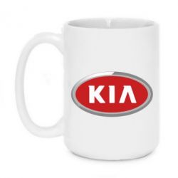 Чашка 420ml KIA Logo 3D - PrintSalon