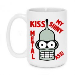 Чашка 420ml Kiss metal-PrintSalon Чашка 420ml Kiss metal