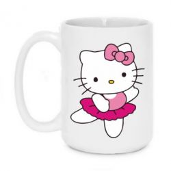 Чашка 420ml Kitty балярина - PrintSalon