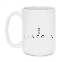 Чашка 420ml Lincoln logo - PrintSalon