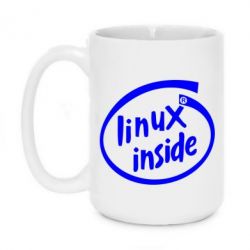 Чашка 420ml Linux Inside - PrintSalon