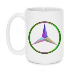 Чашка 420ml Mercedes Logo Art - PrintSalon