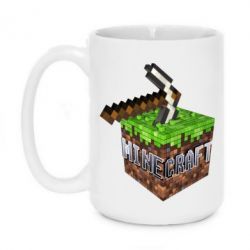 Чашка 420ml Minecraft Logo Сube - PrintSalon