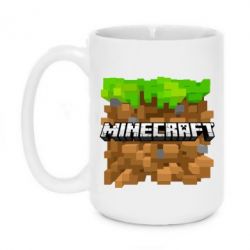 Чашка 420ml Minecraft Main Logo - PrintSalon