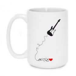 Чашка 420ml Music love - PrintSalon