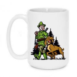 Чашка 420ml Охотник с собакой - PrintSalon