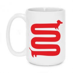 Чашка 420ml оооочень длинная такса - PrintSalon