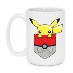 Чашка 420ml Pikachu in pocket - PrintSalon