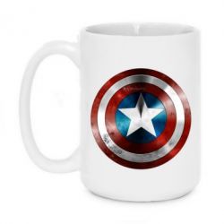 Чашка 420ml Потертый щит - PrintSalon