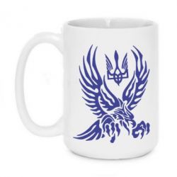 Чашка 420ml Птах та герб - PrintSalon