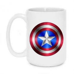 Чашка 420ml Щит Капитана Америка - PrintSalon