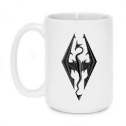 Чашка 420ml Skyrim Logo 3D - PrintSalon
