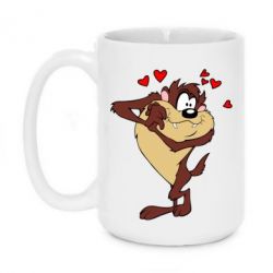 Чашка 420ml Taz in love - PrintSalon