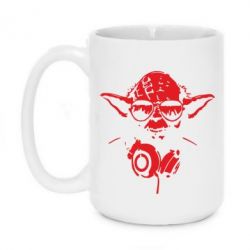 Чашка 420ml Yoda в наушниках - PrintSalon