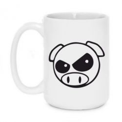 Чашка 420ml Злая свинка - PrintSalon