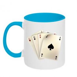 Чашка двокольорова 4 cards