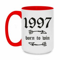 Чашка двокольорова велика 1997 Born to win - PrintSalon