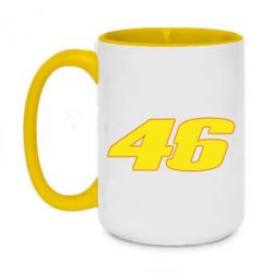 Чашка двокольорова велика 46 Valentino Rossi - PrintSalon