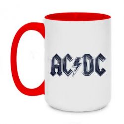 Чашка двухцветная 420ml AC/DC Logo - PrintSalon
