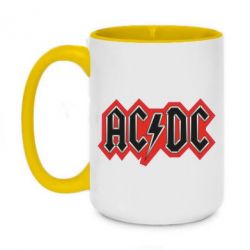 Чашка двухцветная 420ml AC/DC Vintage - PrintSalon