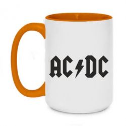 Чашка двокольорова велика AC DC - PrintSalon